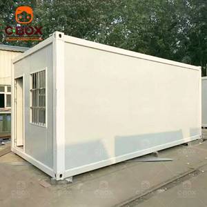 อาคารสำนักงานสำเร็จรูป Cbox ขนาด 20 ฟุต พร้อมผนังกระจก อพาร์ทเมนต์แบบโมดูลเคลื่อนย้ายได้ ห้องนอน โรงแรม บ้านคอนเทนเนอร์แบบแพ็คสำเร็จ - Product Image 3