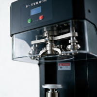 Nieuwe 370W 10-155mm Elektrische Automatische Blikkenafsluitmachine voor Plastic/Aluminium Blikken, 304 RVS, Draagbaar, CE-gecertificeerd