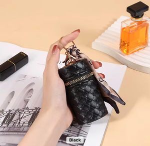 Chapstick <strong>Holder</strong> Keychain Lip Balm Case Chain Ring Clip Home Car Keys Accessories for Women Wallet Earphone Key Storage BagS - Product Image 5