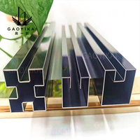 GYK Hotsalemetal Profilé en acier inoxydable en U, moderne, brossé, avec bandes de métal incrustées, pour finition décorative d'angle de carrelage, pour usage hôtelier