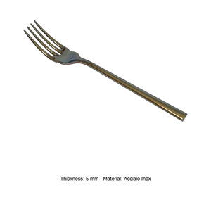 Fourchette à poisson Salvinelli en acier inoxydable, épaisseur 5 mm, fournitures de restauration hôtelière, vaisselle en gros - Product Image 3