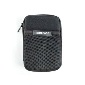 Ready Stock Travel Electronic Accessories Bag <b>Waterproof</b> Durable EVA Protective Case PU Leather Nylon Canvas Shockproof <b>Zipper</b> - Product Image 1