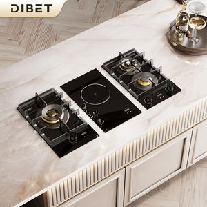 Cuisinière à <span class=keywords><strong>gaz</strong></span> microcristalline 4mm à double usage électrique avec brûleur <span class=keywords><strong>Domino</strong></span> pour comptoir Installation intégrée Compatible au <span class=keywords><strong>gaz</strong></span> LP - Product Image 1