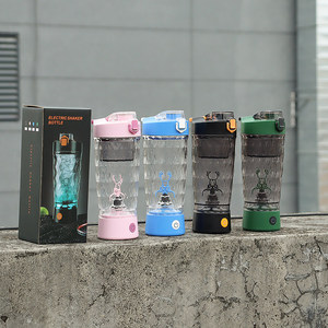 Ev spor salonu için elektrikli Protein çalkalama şişesi <span class=keywords><strong>Blender</strong></span> USB şarj edilebilir - Product Image 1