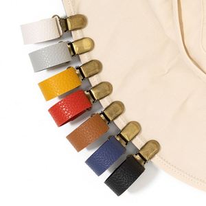 Hat Fixed <b>Clip</b> Keyring Outdoor Travelling PU Leather Hat <b>Clip</b> Keychain - Product Image 2