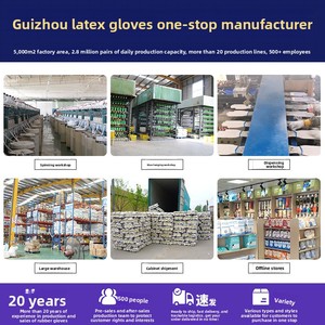 Gants de protection en <span class=keywords><strong>latex</strong></span> pour le travail, tissu vert, revêtement en mousse noire, entièrement en nylon, respirants, résistants à l'usure, antidérapants, pour chantier - Product Image 4