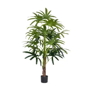 Artificial palm tree garden supplier artificial plant plastic fiberglass palm tree