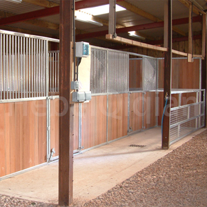 Baja galvanis aksesoris ramah lingkungan tempat makan putar kotak kios kuda produsen kios produk kuda Australia - Product Image 4