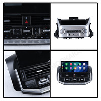 MOOKAKA 12.3" Android Car Stereo untuk Toyota LC200 2007-2021 Wireless CarPlay dengan 8-Core 4G SIM QLED Plug & Play Smart Head Unit