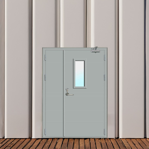 CHANGYI China a prueba de fuego clasificado resistente Escape FD30 minutos Puerta de fuego para Hotel KTV uso Industrial - Product Image 5