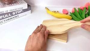 Prensa de Plátano de Madera Natural, Duradera y Ecológica, para Hacer Tostones Crujientes, Patacones, Utensilio de Cocina Caribeño - Product Image 2
