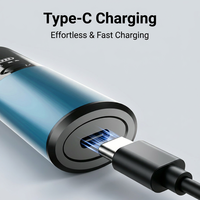 Testeur d'alcoolémie professionnel avec capteur semi-conducteur, batterie au lithium, modèle S3-Blue pour voiture et usage personnel