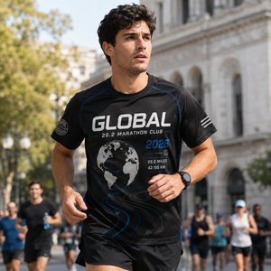 Camiseta Personalizada para Maratón 26.2 del Club Global Runner, Uniforme de Competición para Equipos Internacionales - Product Image 1