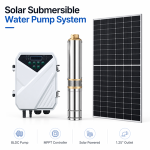 Pompe solaire hybride extérieure 2 en 1, 1,2 kW, pour piscine et irrigation agricole, modèle 3DPC3.5-80-48-600 - Product Image 1