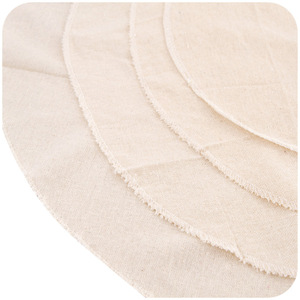 Cotton <b>Steamer</b> Cloth Round 30cm 40cm 50cm 60cm Diameter For Steaming Buns Mantou Xiaolongbao Eco Friendly - Product Image 3