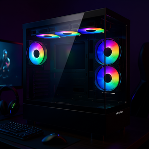 Boîtier PC Gaming ATX Mid-Tower avec 6 Ventilateurs PWM ARGB de 120 mm pour Gamers - Product Image 2