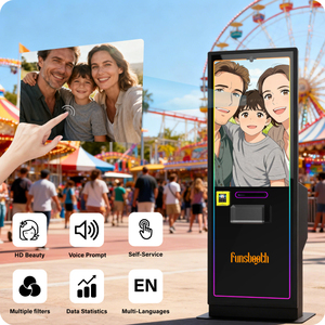Kiosque <span class=keywords><strong>photo</strong></span> de centre commercial avec imprimante et caméra, distributeur automatique de passeports, machine à photos <span class=keywords><strong>IA</strong></span> magique, impression instantanée en libre-service - Product Image 4