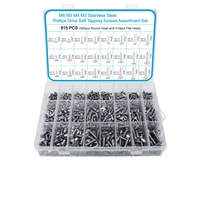 Assorted Fastener Set Custom Hardware Kit Black Oxide Stainless Steel Carbon Steel Brass Aluminum Bolts Screws Machine Plastic