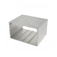 Boîtier en aluminium anodisé boîtier d'instrument électronique boîtier de batterie boîtier PCB boîtier de Rail Din