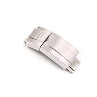 Bracelet de montre de luxe en acier inoxydable Mingfung de qualité supérieure avec boucle déployante papillon, option logo personnalisé, pour montre Submarine