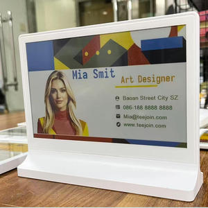 ป้ายดิจิทัล NFC E-Paper BLE API EPD E-Ink แบบสองด้าน สำหรับการประชุม ป้ายตั้งโต๊ะ EPD ระบบ EAS ESL ป้ายแสดงชื่อ - Product Image 2