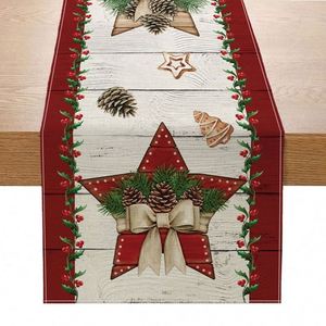 Mantel Navideño Personalizable con Estampado de Tela Decorativa para Mesa de Comedor - Product Image 2