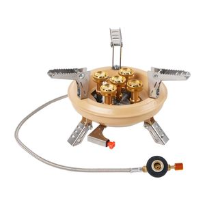 Nuovo Fornello Portatile a Cassetta a Cinque Stelle, Resistente al Vento, per Campeggio, Barbecue, Picnic e Hot Pot - Product Image 2