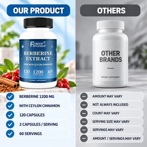 Fabricante de Suplementos de Extracto de Berberina Shecome al por Mayor con Canela de Ceilán, Apoyo para la Salud del Corazón, Cápsulas de Extracto de Berberina - Product Image 3