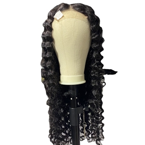 Luxury Deep Wavy Curly Flat <b>Tip</b> Tape In Hair <b>Extensions</b> Wig 100% Raw Vietnamese Human Hair Single Donor Virgin Raw Hair Bundle - Product Image 4