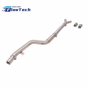 ท่อไอเสียกลางสแตนเลส 304 ความยาวเท่ากันสำหรับ BMW G05 X5 40i B58 พร้อมระบบเรโซเนเตอร์เพิ่มประสิทธิภาพ - Product Image 1