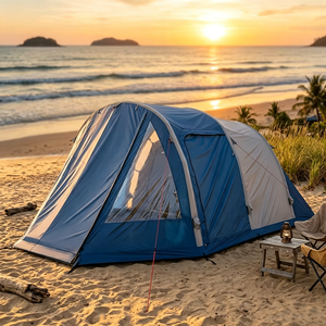 Tente gonflable personnalisée avec logo OEM, design tunnel 510 cm, tente de <span class=keywords><strong>camping</strong></span> et de glamping, <span class=keywords><strong>polyester</strong></span> 190T, imperméable, pour l'extérieur - Product Image 4