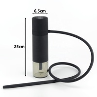 Chicha Portable en Forme de Tasse pour Voiture ou Extérieur, Narguilé Complet avec Housse de Protection Douce au Toucher, Petite Chicha Nargile Personnalisable avec Emballage LOGO
