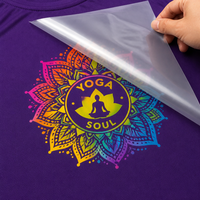 Transferts thermocollants personnalisés pour vêtements de yoga, presse à chaud pour vêtements de sport, impression de logos de qualité supérieure, vêtements de fitness personnalisés