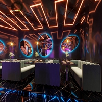 Vip Nachtclub Bar Strip Club Möbel Shisha Lounge Möbel Sofa Set Center Dj Stand Tisch