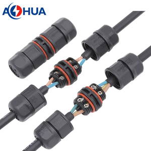 <span class=keywords><strong>Conector</strong></span> Eléctrico Impermeable <span class=keywords><strong>Tipo</strong></span> Tornillo de <span class=keywords><strong>2</strong></span> y 3 Pines para Luz de Jardín Exterior <span class=keywords><strong>Tipo</strong></span> L AOHUA M16 - Product Image 1