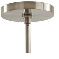 Lustre en verre moderne de luxe à un niveau rond pour entrée, hall, salon, salle à manger, pour une maison à plafond bas