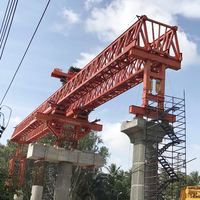 Lanzador de Vigas para Puentes de 900 Toneladas de Alta Resistencia, con Control Hidráulico Automático, Motor, Rodamientos y Caja de Cambios para la Construcción de Puentes de Gran Vano