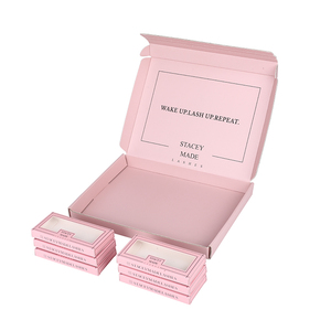 Caja <span class=keywords><strong>de</strong></span> embalaje <span class=keywords><strong>de</strong></span> pestañas <span class=keywords><strong>de</strong></span> maquillaje <span class=keywords><strong>de</strong></span> belleza <span class=keywords><strong>de</strong></span> color rosa personalizada, caja <span class=keywords><strong>de</strong></span> envío <span class=keywords><strong>de</strong></span> correo con cremallera, caja <span class=keywords><strong>de</strong></span> embalaje adhesiva autosellada - Product Image 2