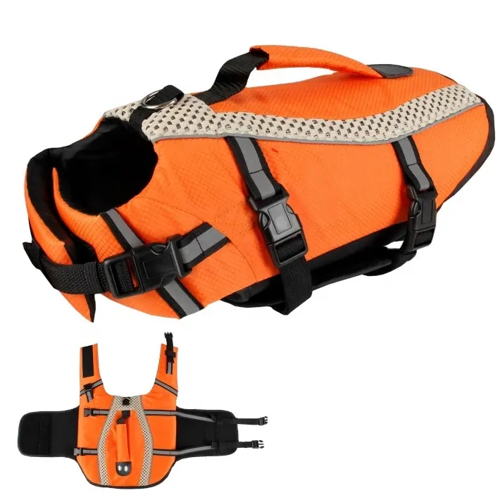 Güvenlik ceket açık moda flotasyon yelek dayanıklı rahat köpek can yeleği