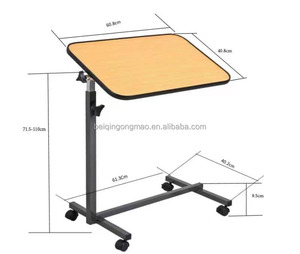 <span class=keywords><strong>Table</strong></span> de chevet médicale en métal à hauteur réglable - Product Image 3