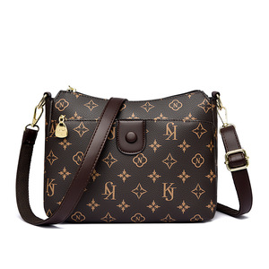 Sac à bandoulière pour femme, nouveau modèle imprimé, deux sangles, fermeture éclair, polyester PVC, tendance automne, sac à main chic pour maman, Tanjing - Product Image 5