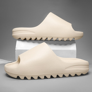 Pantoufles épaisses à semelle épaisse, antidérapantes, pour l'extérieur, couleur unie, sandales à une sangle pour hommes et femmes, taille 36 à 45 - Product Image 4