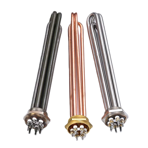 Résistance électrique tubulaire filetée en acier inoxydable et cuivre <span class=keywords><strong>pour</strong></span> chaudière, 220V triphasé, 3KW, 6KW, 9KW, 12KW - Product Image 2