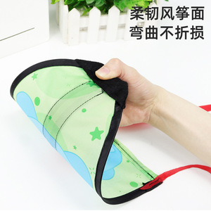 <span class=keywords><strong>Cometa</strong></span> deslizante elástica para niños, material de tela, esqueleto de plástico, juguete para jugar al aire libre de 2 a 4 años, unisex, para parque, camping, primavera - Product Image 5