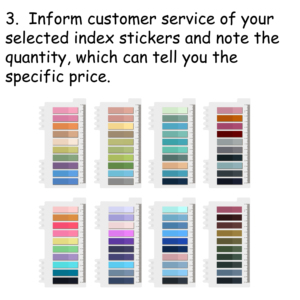 Index Stickers Light Custom, Color, Card, Packaging Can Be Customized, Student Stationery Office Supplies, Cute <b>Sticky</b> <b>Notes</b> - Product Image 6