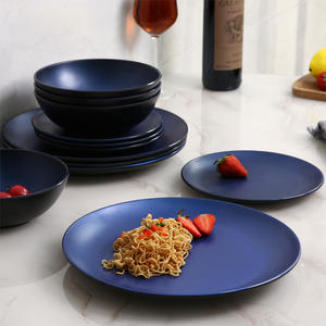 Vajilla blue OEM ODM безопасная синяя итальянская посуда, премиальный набор посуды, гармония, Испания с чашей для хлопьев - Product Image 2