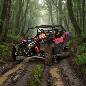 Mini SSV professionnel 4 temps 1500cc à couple élevé pour 4 roues 2 places avec adaptabilité parfaite à la montée en pente et hors route - Product Image 1