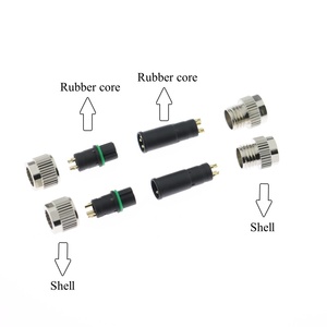 Tùy chỉnh M12 IP67/68 không thấm nước nhanh chóng khóa molded2/4 pin Thông tư Nam Nữ nối cho hàng không vũ trụ - Product Image 1