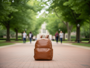 Zaino da Donna in Vera Pelle, Capacità Media, per Uso Quotidiano, Adatto a Tutte le Stagioni, Forma Quadrata, Chiusura con Cerniera, Tracolla - Product Image 2
