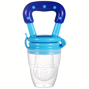 Cuchara de alimentación para bebés, chupete de silicona con malla para triturar frutas, mordedor complementario, utensilio de mesa, herramienta para suplemento alimenticio infantil - Product Image 2